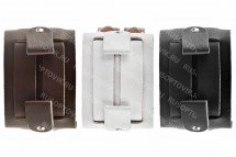 Широкий ремешок-напульсник для часов из натуральной телячьей кожи оптом