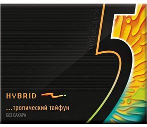 Жевательная резинка Five Hybrid Тропический тайфун оптом 