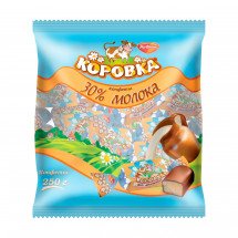 Конфеты Коровка 30% молока 250г оптом
