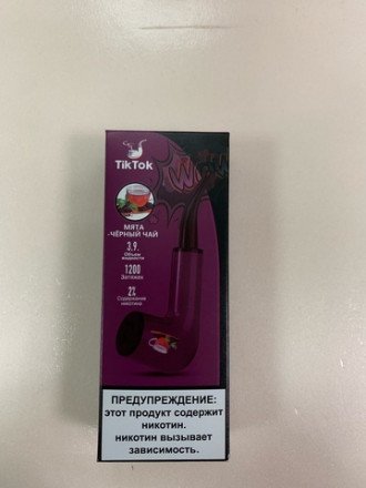 Электронная сигарета Tik Tok 1200 затяжек в асс. 