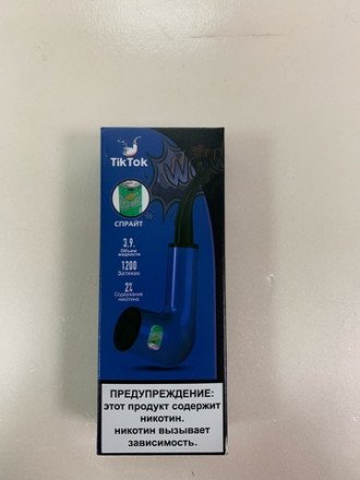 Электронная сигарета Tik Tok 1200 затяжек в асс. 