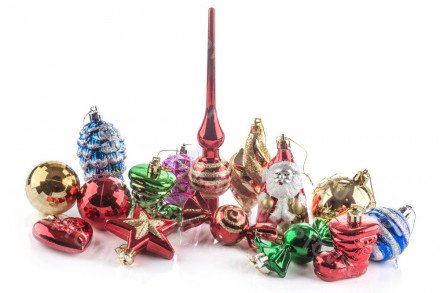 Набор украшений на ёлку 15 шт. оптом 
