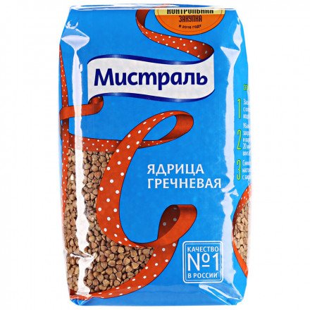 Крупа гречневая Мистраль ядрица 900 г оптом 