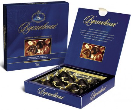 Шоколад молочный Бабаевский Вдохновение Шоколадное пралине с фундуком 215г оптом 