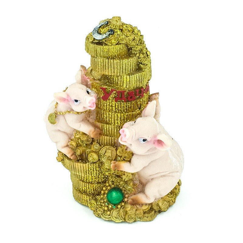 Копилка "Братья Свинтусы" полистоун оптом 