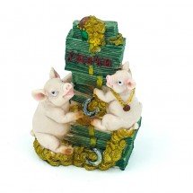 Копилка &quot;Братья Свинтусы&quot; полистоун оптом