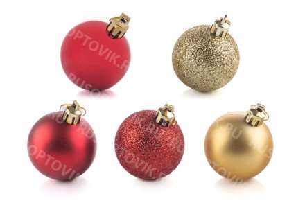 Наборы шаров на ёлку 40 шт. оптом 