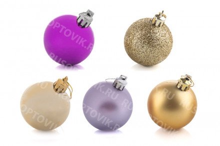 Наборы шаров на ёлку 40 шт. оптом 