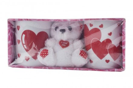 Подарочный набор мишка и кружки оптом 