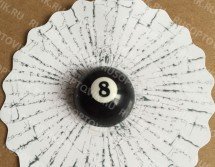 Силиконовая 3D наклейка на автомобиль &quot;Разбитое стекло&quot; оптом