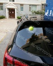 Силиконовая 3D наклейка на автомобиль &quot;Разбитое стекло&quot; оптом