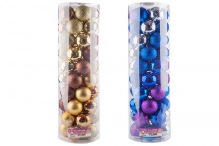 Наборы шаров на ёлку 50 шт оптом 