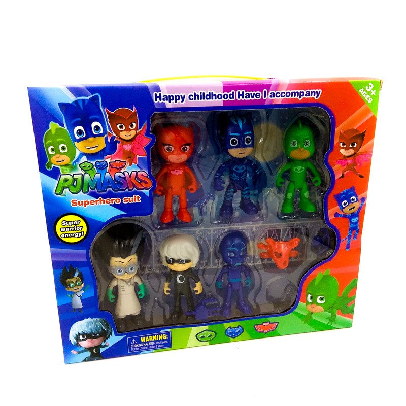 Набор Герои в масках 6 фигурок оптом Набор Герои в масках 6 фигурок оптом