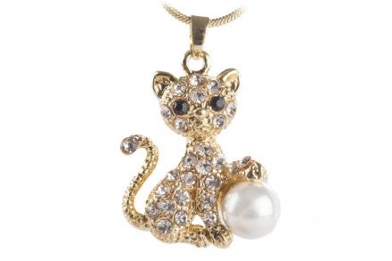 Кулон котенок с клубком оптом 