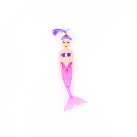 Кукла русалка 20 см со светящимся хвостом 