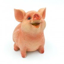 Фигурка &quot;Свинка колобок&quot; полистоун оптом