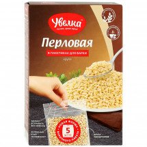 Крупа перловая Увелка 5x80 г оптом