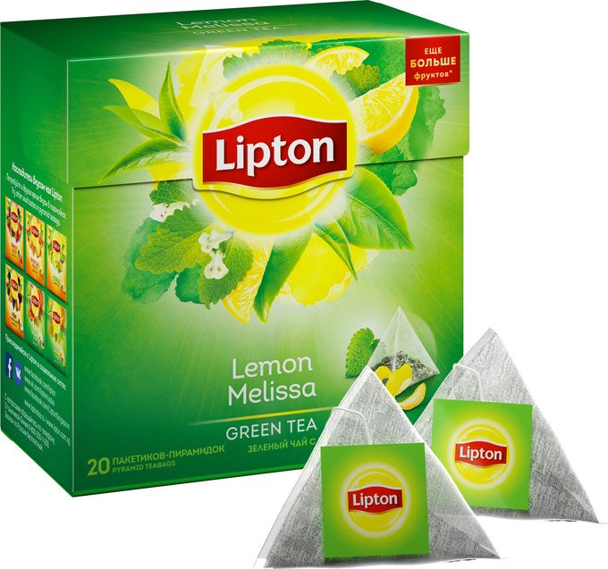 Зеленый чай Lipton Lemon Melissa в пирамидках 20 пак оптом Зеленый чай Lipton Lemon Melissa в пирамидках 20 пак оптом