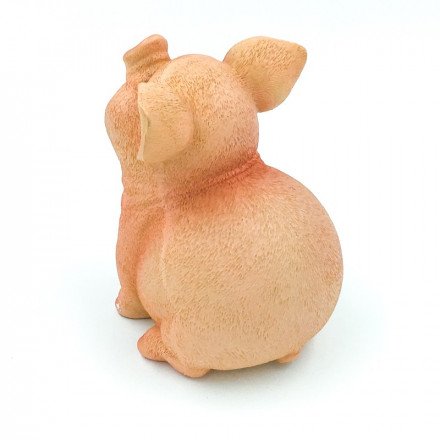 Фигурка "Свинка колобок" полистоун оптом 