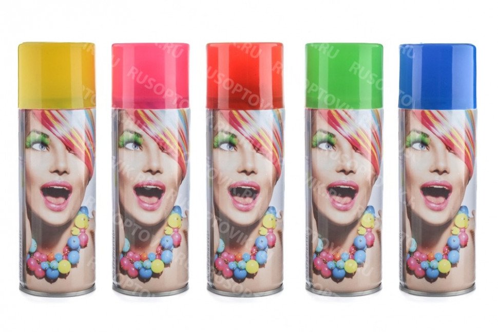 Цветной лак для волос оптом 