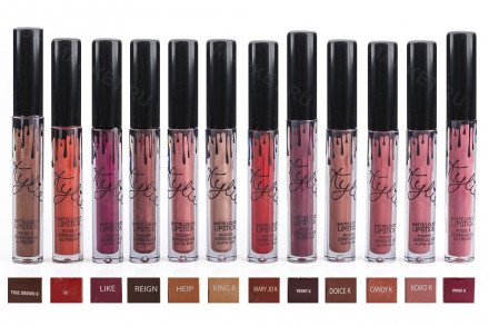 Жидкая матовая помада Kylie Lipstick (12шт) оптом 