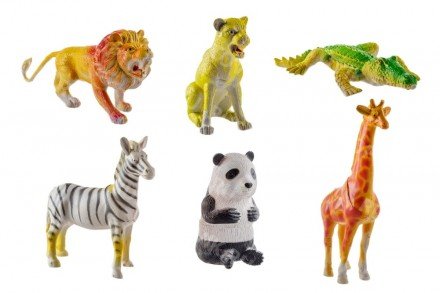 Фигурки диких животных 2 оптом 