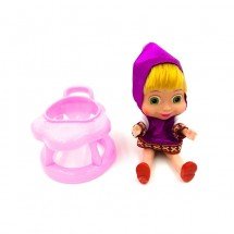 Кукла "Маша и Медведь" в коробке со стульчиком оптом