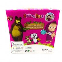 Кукла "Маша и Медведь" в коробке со стульчиком оптом