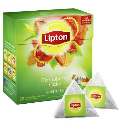 Зеленый чай Lipton Strawberry Cake в пирамидках 20 пак оптом Зеленый чай Lipton Strawberry Cake в пирамидках 20 пак оптом