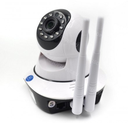 Беспроводная поворотная WiFi камера видеонаблюдения оптом 