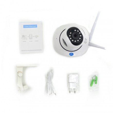 Беспроводная поворотная WiFi камера видеонаблюдения оптом 