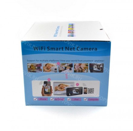 Беспроводная поворотная WiFi камера видеонаблюдения оптом 