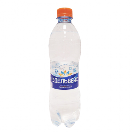 Вода газированная минеральная Эдельвейс 0,5 л оптом 