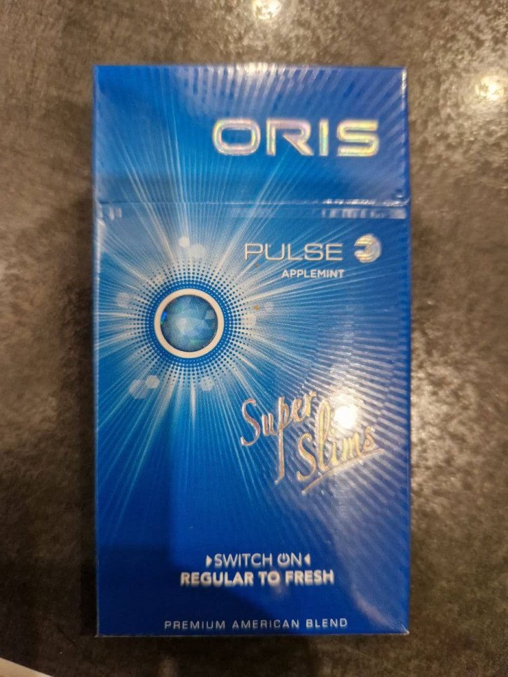 Сигареты Oris Applemint (кнопка) оптом 