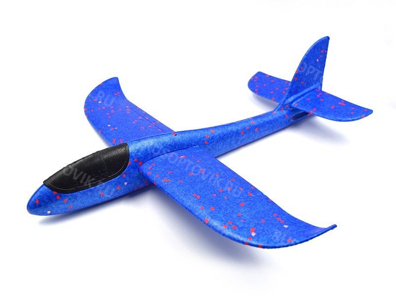 Самолет планер из пенопласта 48 см оптом 