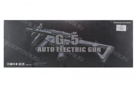 Модель автомата G5 MP5PDW со складным прикладом оптом 