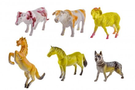 Фигурки животных с фермы оптом 