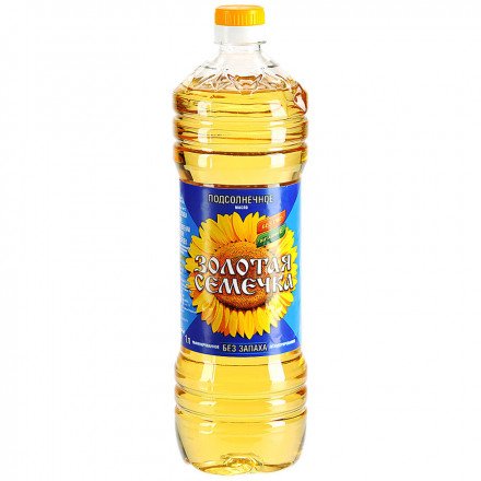 Масло подсолнечное Золотая Семечка без запаха 1 л оптом 