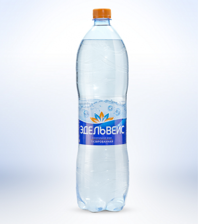 Вода газированная минеральная Эдельвейс 1,5 л оптом 