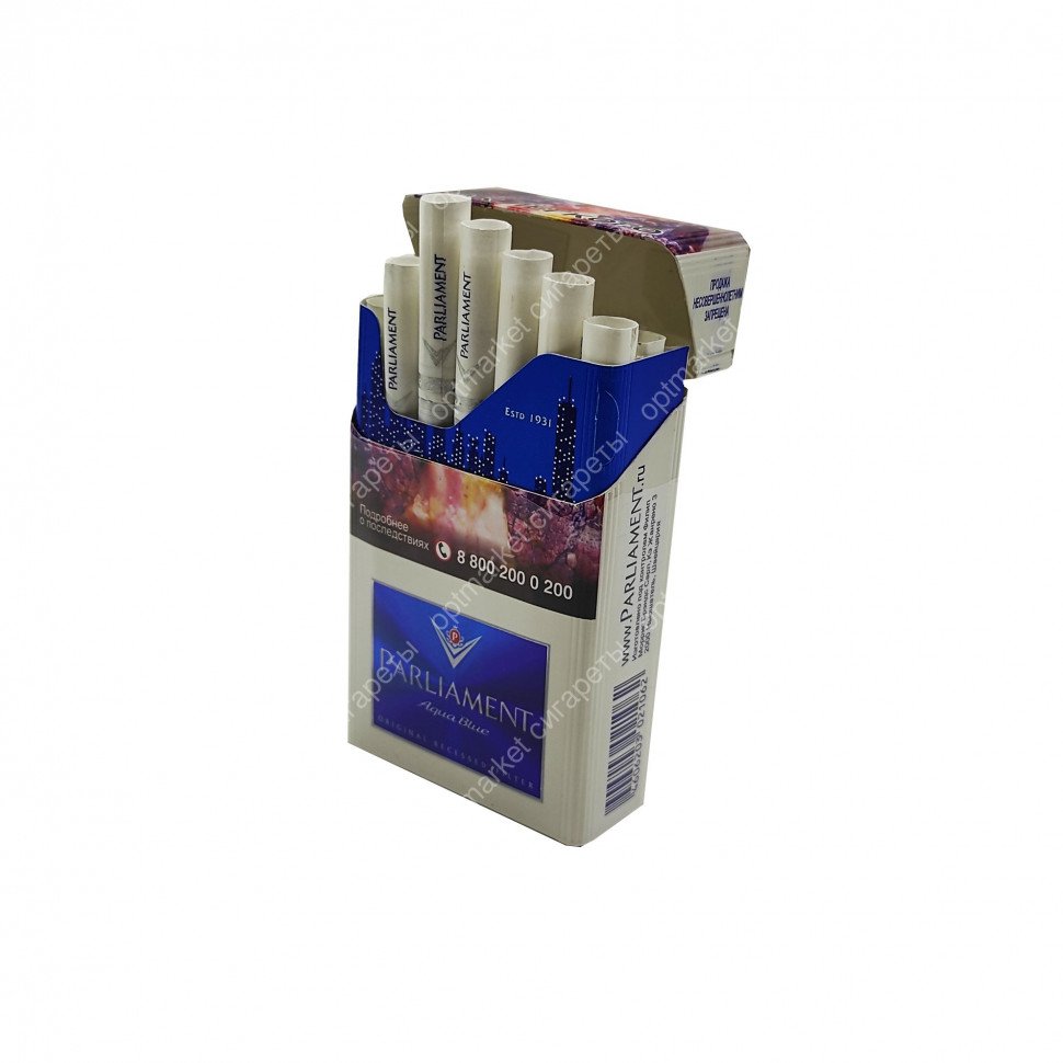 Сигареты PARLIAMENT Aqua Blue оптом 