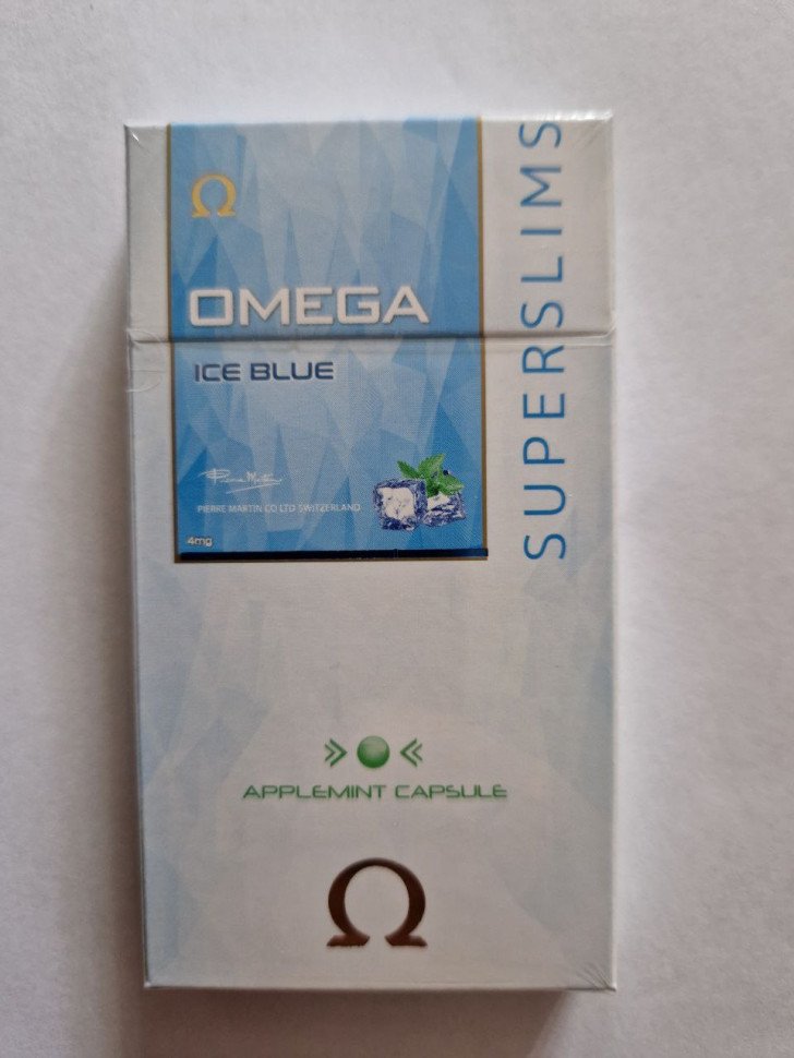 Сигареты Omega Applemint (кнопка) оптом 