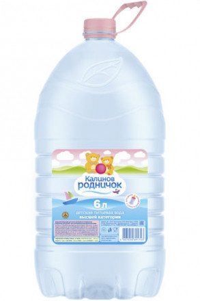 Вода детская питьевая Калинов Родничок негазированная 6 л оптом 