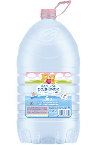 Вода детская питьевая Калинов Родничок негазированная 6 л оптом 