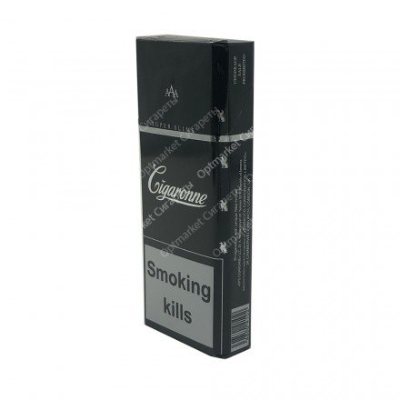 Сигареты Sigarone Black Super Slims оптом 