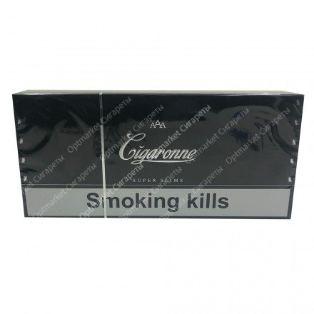 Сигареты Sigarone Black Super Slims оптом 