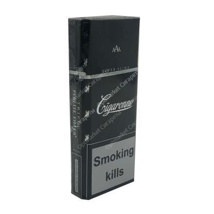 Сигареты Sigarone Black Super Slims оптом 