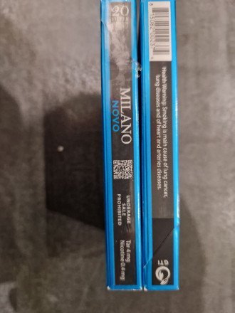 Сигареты Milano Novo Super Slims (кнопка) оптом 