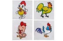 Наклейки &quot;Петух&quot; оптом