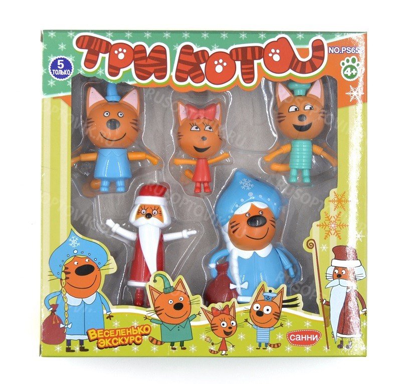 Набор Три кота новый год оптом 