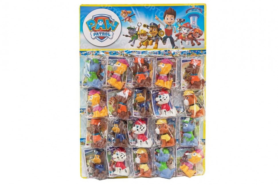 Набор резиновых фигурок Paw Patrol оптом 